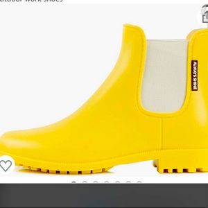 Yellow Rubber Rainboots